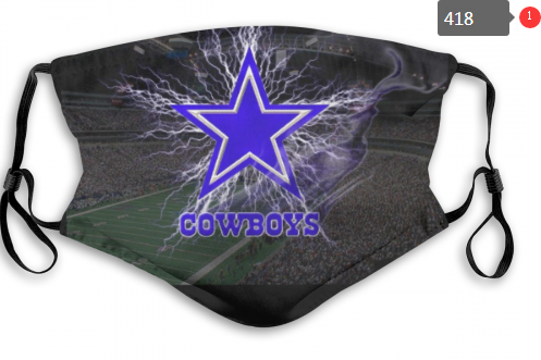 NFL Dallas cowboys #11 Dust mask with filter->nfl dust mask->Sports Accessory